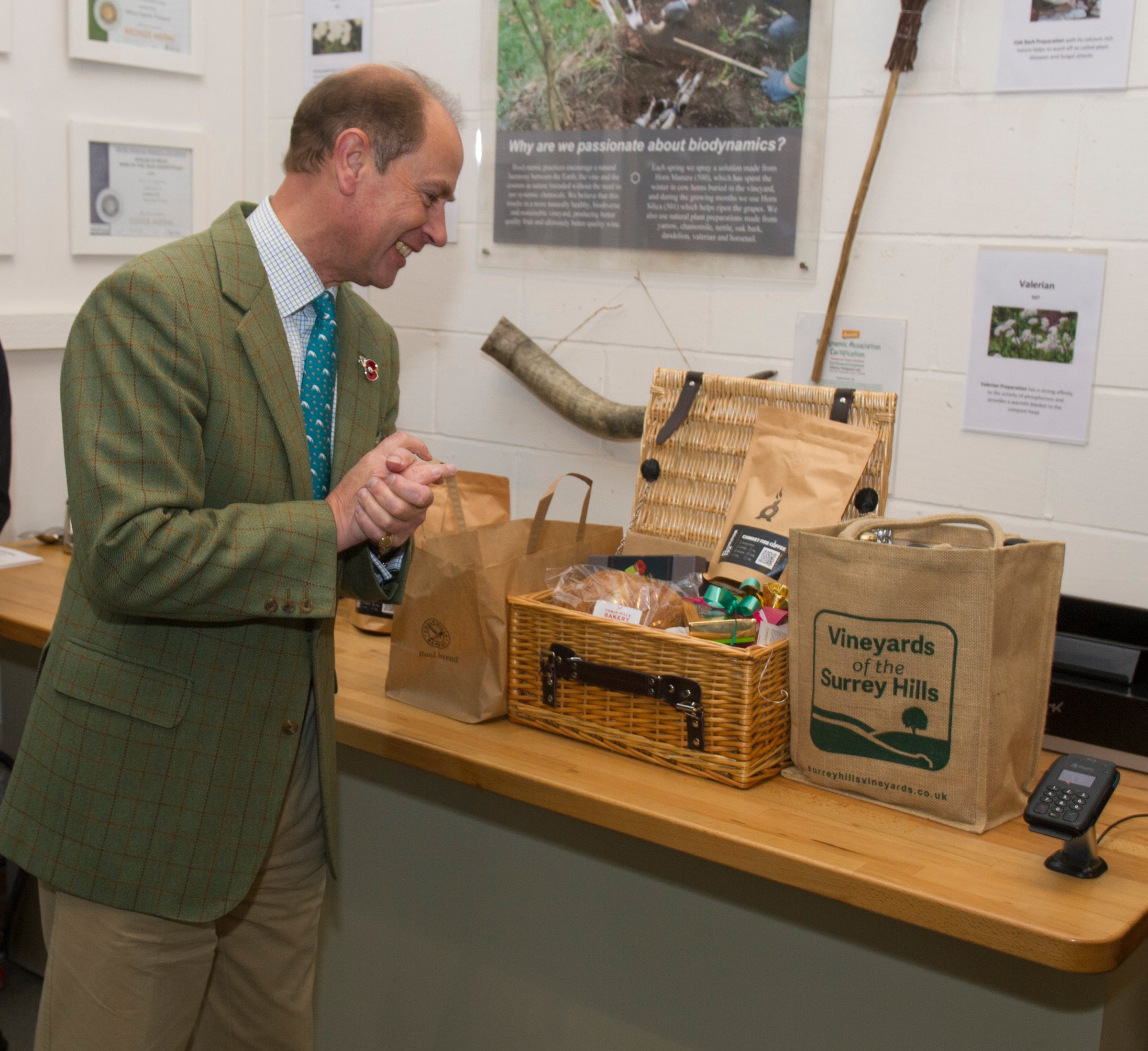 Earl of Wessex visits the Surrey Hills